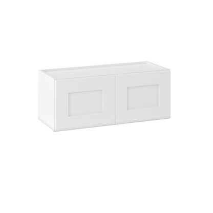 Wall Kitchen Cabinet W3012 Alpina White LessCare 30 in. width 12 in. height 12 in. depth - Kitchen Cabinets