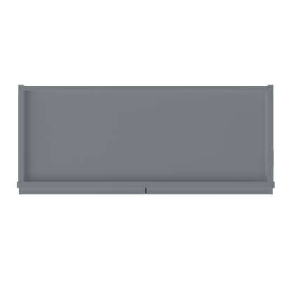 Wall Kitchen Cabinet W3012 Colonial Gray LessCare 30 in. width 12 in. height 12 in. depth - Kitchen Cabinets