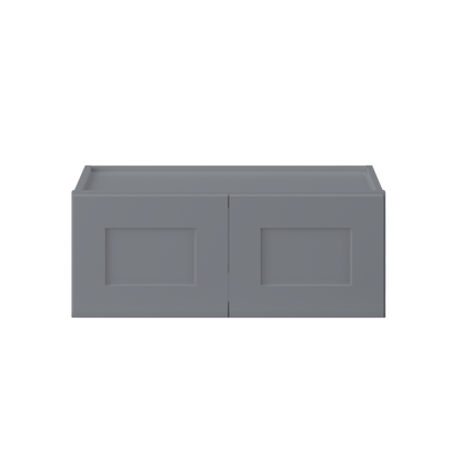 Wall Kitchen Cabinet W3012 Colonial Gray LessCare 30 in. width 12 in. height 12 in. depth - Kitchen Cabinets