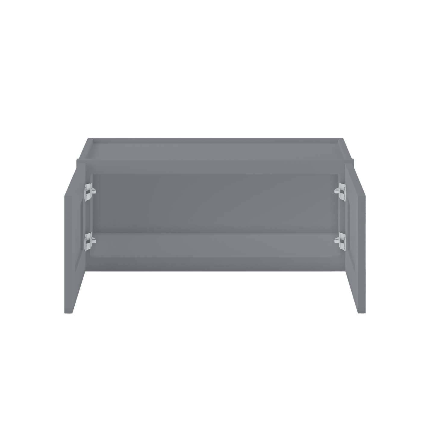 Wall Kitchen Cabinet W3012 Colonial Gray LessCare 30 in. width 12 in. height 12 in. depth - Kitchen Cabinets