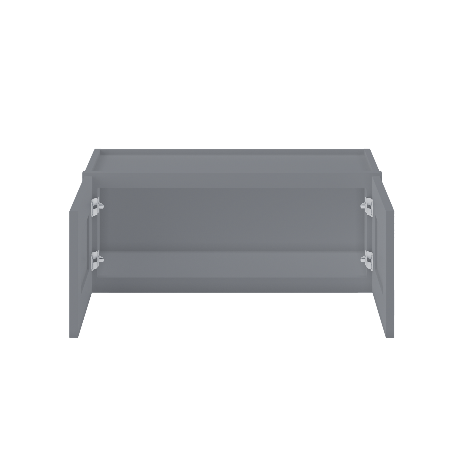 Wall Kitchen Cabinet W3012 Colonial Gray LessCare 30 in. width 12 in. height 12 in. depth - Kitchen Cabinets