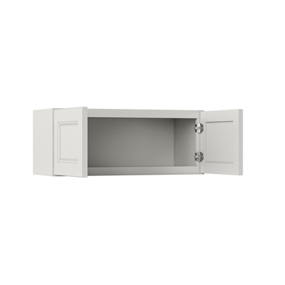 Wall Kitchen Cabinet W3012 Milan Pearl 30 in. width 12 in. height 12 in. depth - Kitchen Cabinets