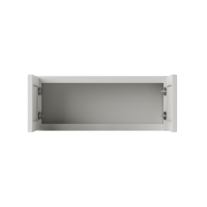 Wall Kitchen Cabinet W3012 Milan Pearl 30 in. width 12 in. height 12 in. depth - Kitchen Cabinets