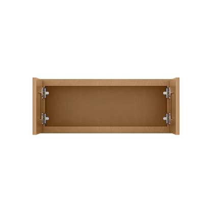 Wall Kitchen Cabinet W3012 Shaker Toffee LessCare 30 in. width 12 in. height 12 in. depth - Kitchen Cabinets