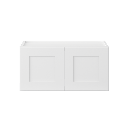 Wall Kitchen Cabinet W3015 Alpina White LessCare 30 in. width 15 in. height 12 in. depth - Kitchen Cabinets
