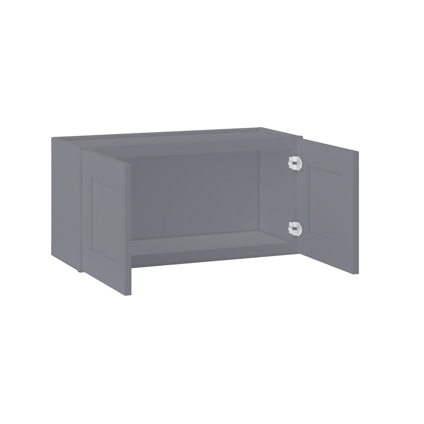 Wall Kitchen Cabinet W3015 Colonial Gray LessCare 30 in. width 15 in. height 12 in. depth - Kitchen Cabinets