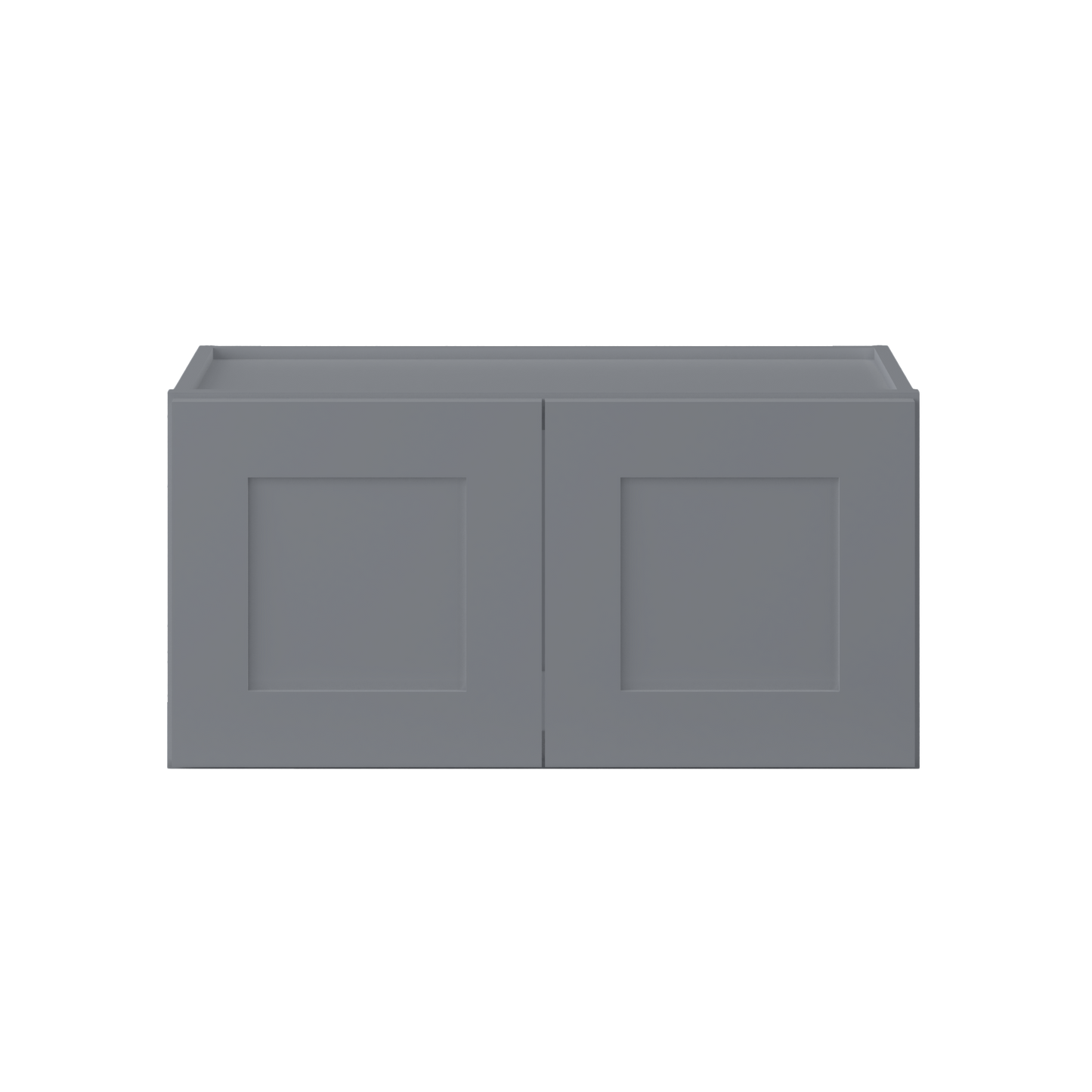 Wall Kitchen Cabinet W3015 Colonial Gray LessCare 30 in. width 15 in. height 12 in. depth - Kitchen Cabinets