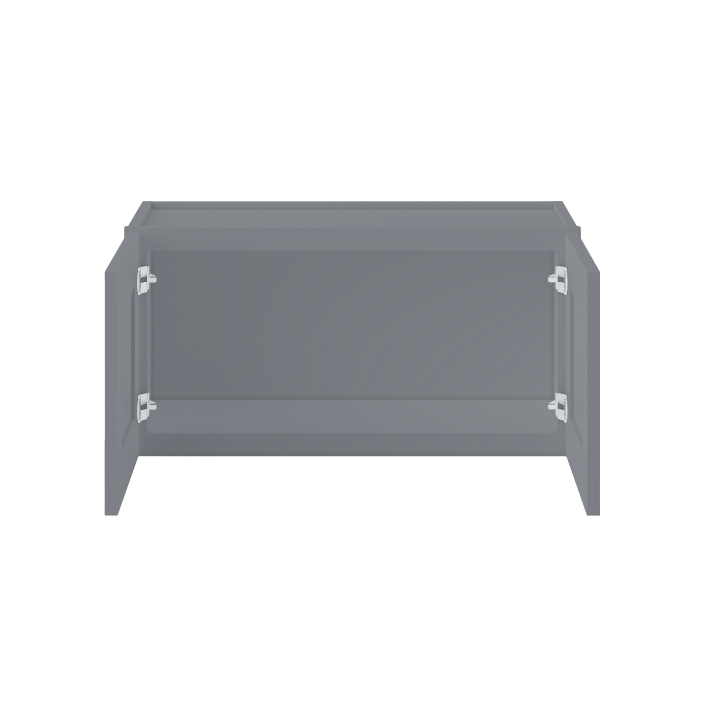 Wall Kitchen Cabinet W3015 Colonial Gray LessCare 30 in. width 15 in. height 12 in. depth - Kitchen Cabinets