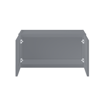 Wall Kitchen Cabinet W3015 Colonial Gray LessCare 30 in. width 15 in. height 12 in. depth - Kitchen Cabinets