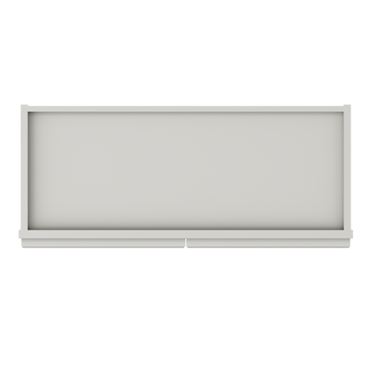 Wall Kitchen Cabinet W3015 Milan Pearl 30 in. width 15 in. height 12 in. depth - Kitchen Cabinets
