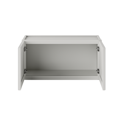Wall Kitchen Cabinet W3015 Milan Pearl 30 in. width 15 in. height 12 in. depth - Kitchen Cabinets