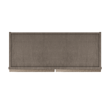 Wall Kitchen Cabinet W3015 Milan Slate 30 in. width 15 in. height 12 in. depth - Kitchen Cabinets