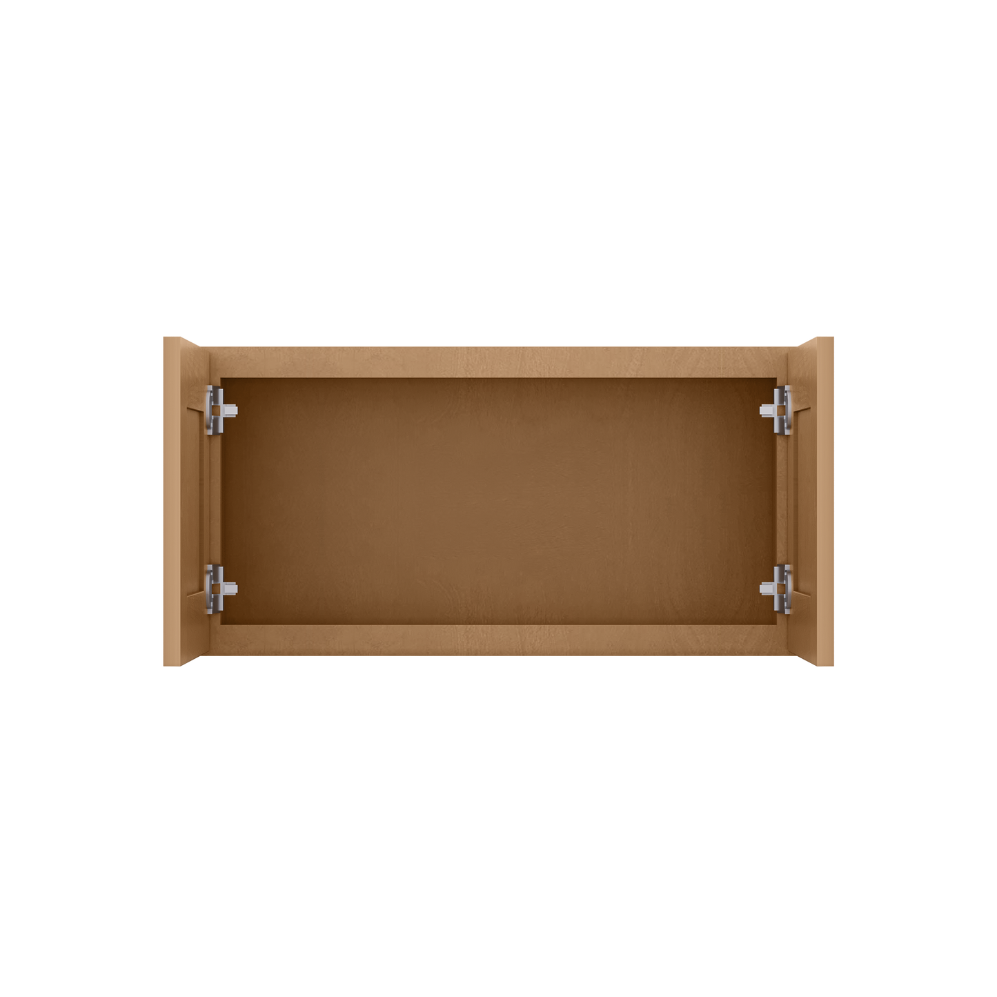 Wall Kitchen Cabinet W3015 Shaker Toffee LessCare 30 in. width 15 in. height 12 in. depth - Kitchen Cabinets