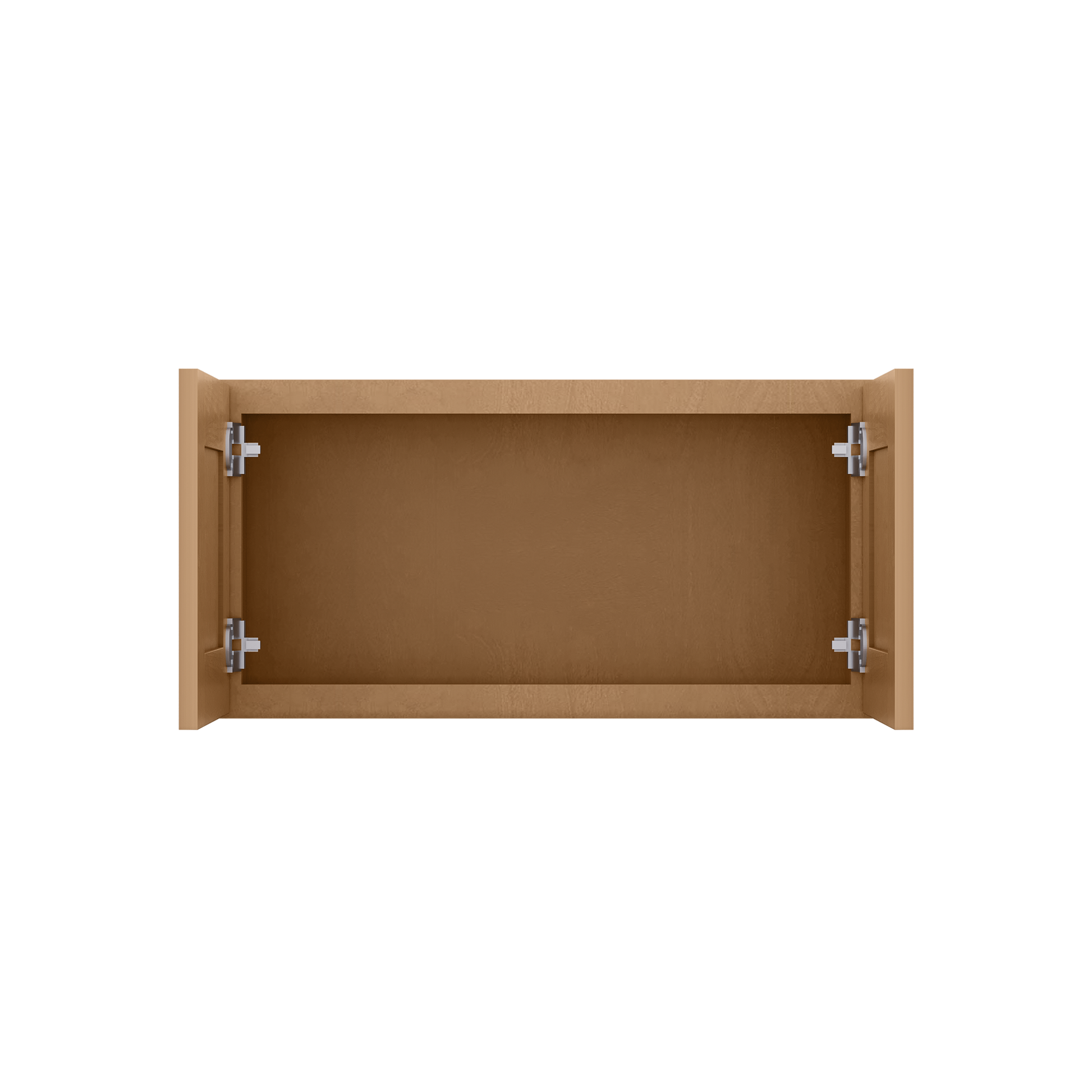 Wall Kitchen Cabinet W3015 Shaker Toffee LessCare 30 in. width 15 in. height 12 in. depth - Kitchen Cabinets