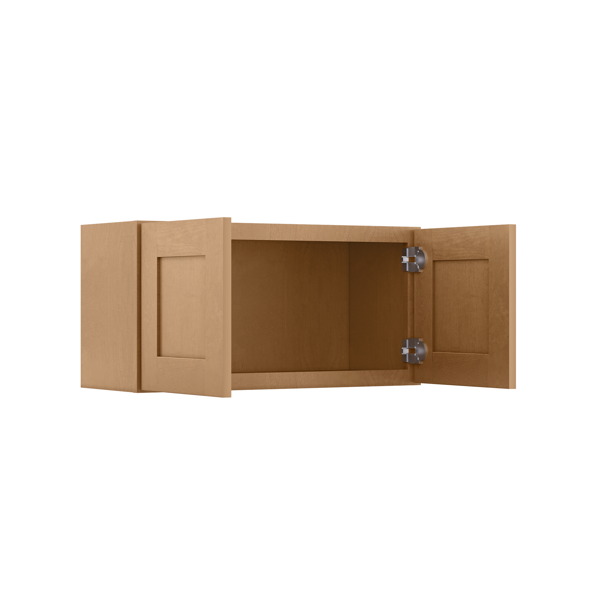 Wall Kitchen Cabinet W3015 Shaker Toffee LessCare 30 in. width 15 in. height 12 in. depth - Kitchen Cabinets