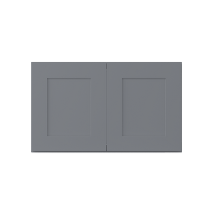 Wall Kitchen Cabinet W3018 Colonial Gray LessCare 30 in. width 18 in. height 12 in. depth - Kitchen Cabinets