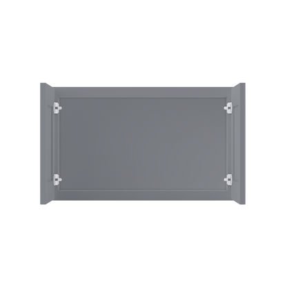 Wall Kitchen Cabinet W3018 Colonial Gray LessCare 30 in. width 18 in. height 12 in. depth - Kitchen Cabinets