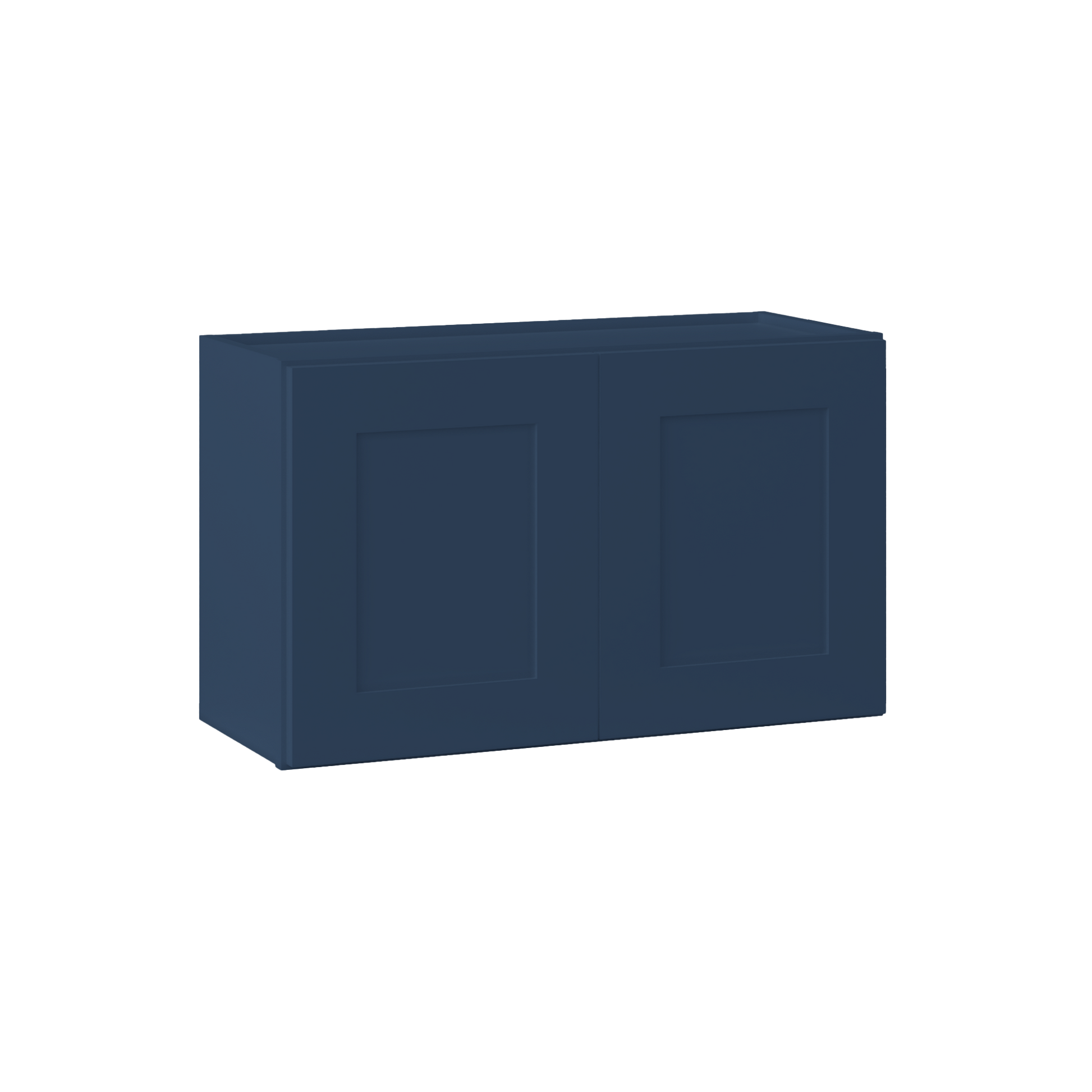 Wall Kitchen Cabinet W3018 Danbury Blue LessCare 30 in. width 18 in. height 12 in. depth - Kitchen Cabinets