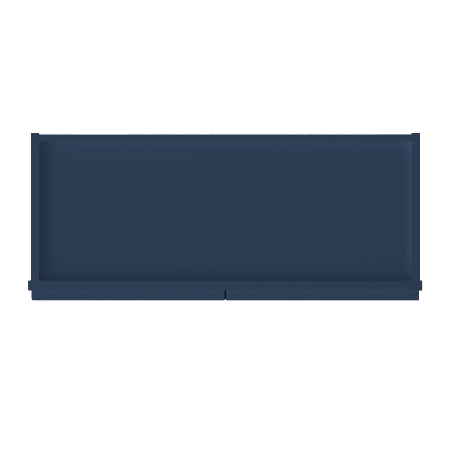 Wall Kitchen Cabinet W3018 Danbury Blue LessCare 30 in. width 18 in. height 12 in. depth - Kitchen Cabinets