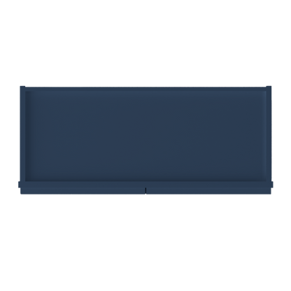 Wall Kitchen Cabinet W3018 Danbury Blue LessCare 30 in. width 18 in. height 12 in. depth - Kitchen Cabinets