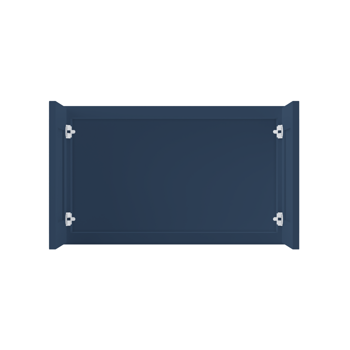 Wall Kitchen Cabinet W3018 Danbury Blue LessCare 30 in. width 18 in. height 12 in. depth - Kitchen Cabinets