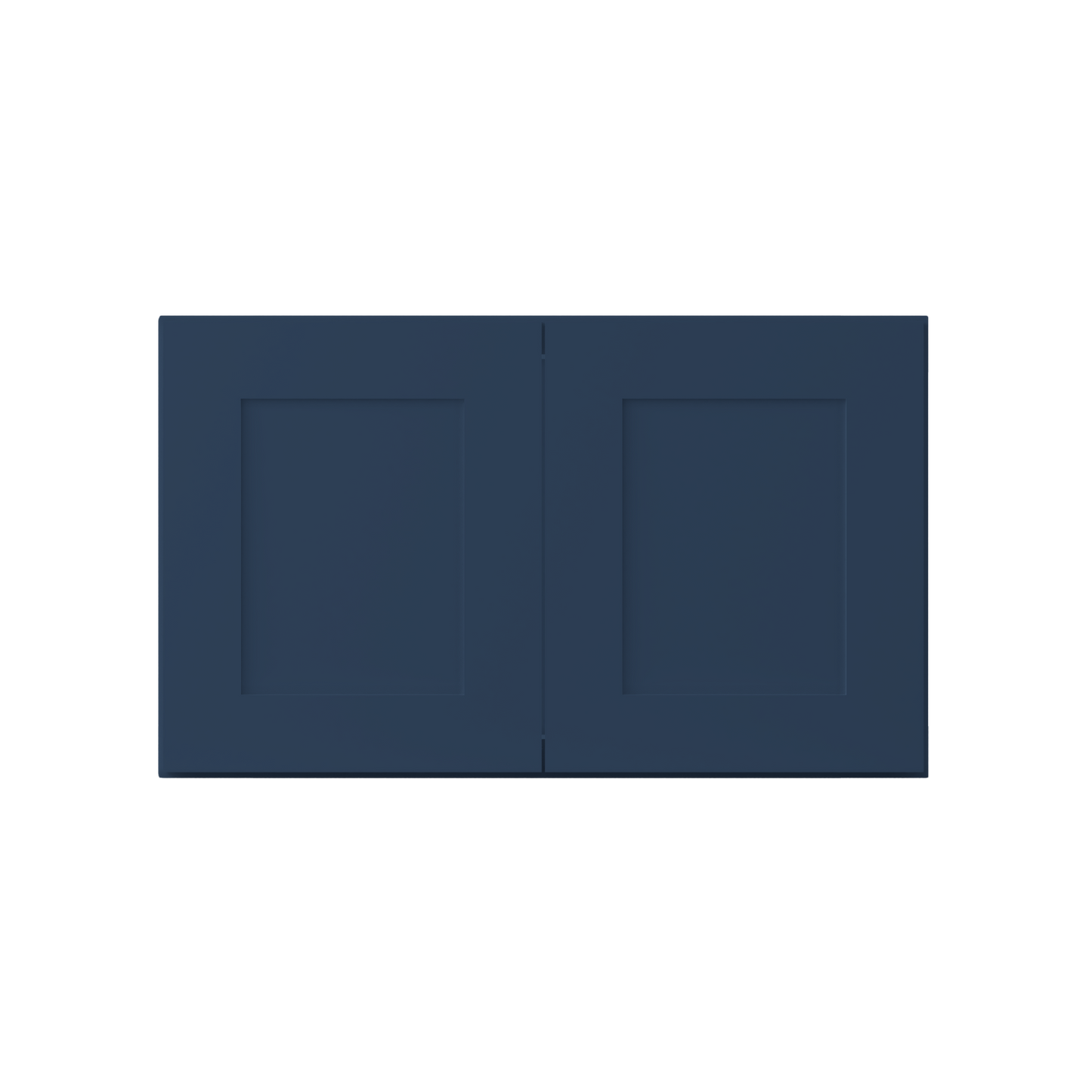 Wall Kitchen Cabinet W3018 Danbury Blue LessCare 30 in. width 18 in. height 12 in. depth - Kitchen Cabinets