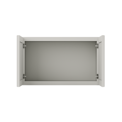 Wall Kitchen Cabinet W3018 Milan Pearl 30 in. width 18 in. height 12 in. depth - Kitchen Cabinets