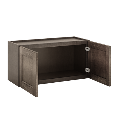 Wall Kitchen Cabinet W3018 Milan Slate 30 in. width 18 in. height 12 in. depth - Kitchen Cabinets