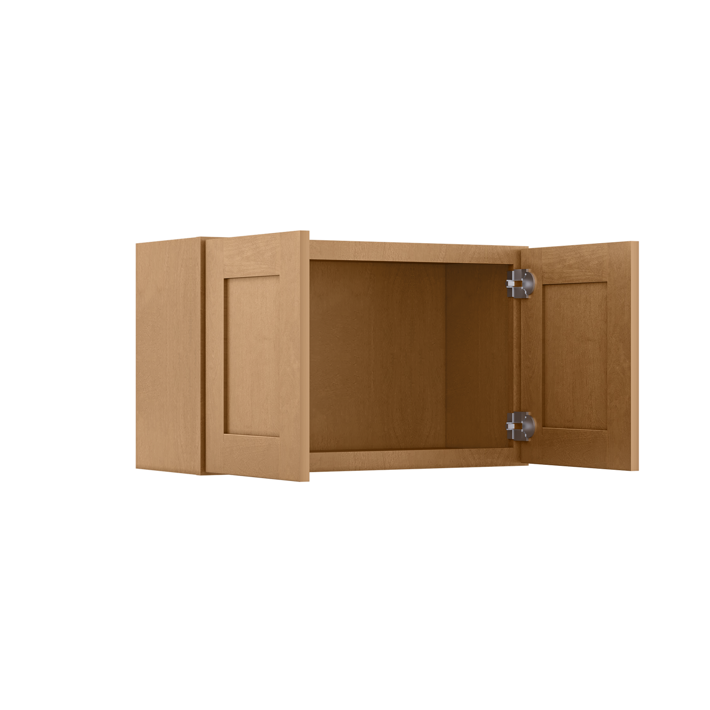 Wall Kitchen Cabinet W3018 Shaker Toffee LessCare 30 in. width 18 in. height 12 in. depth - Kitchen Cabinets