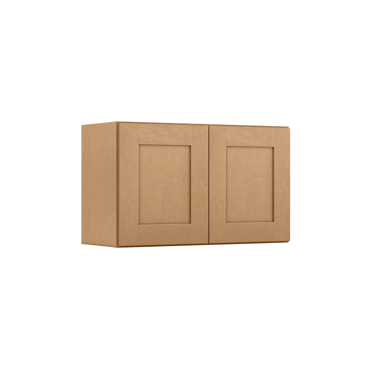 Wall Kitchen Cabinet W3018 Shaker Toffee LessCare 30 in. width 18 in. height 12 in. depth - Kitchen Cabinets