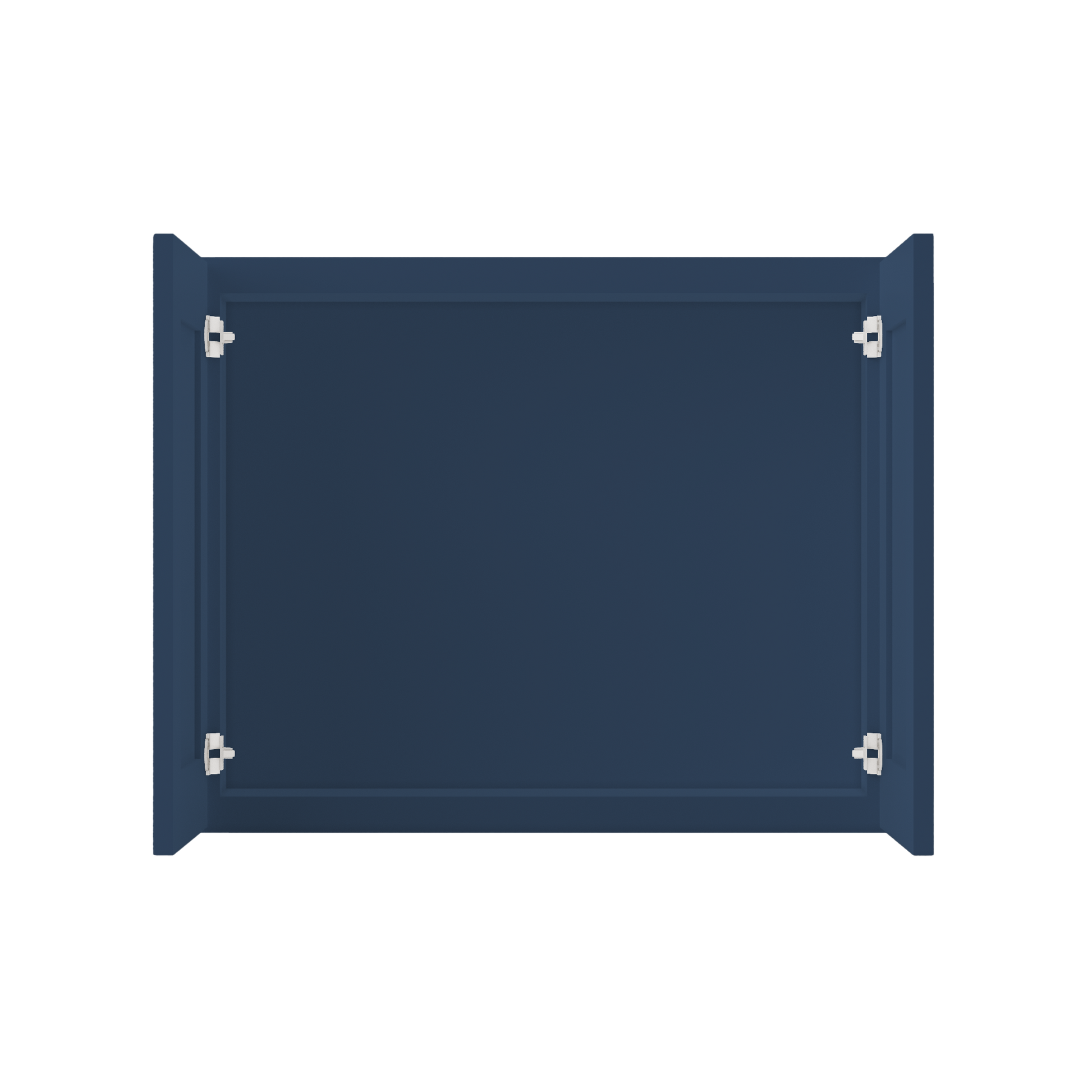 Wall Kitchen Cabinet W3024 Danbury Blue LessCare 30 in. width 24 in. height 12 in. depth - Kitchen Cabinets