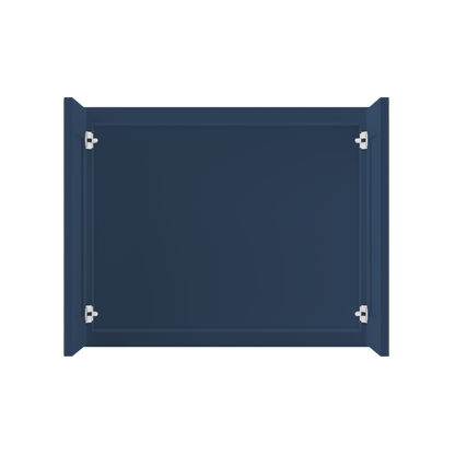 Wall Kitchen Cabinet W3024 Danbury Blue LessCare 30 in. width 24 in. height 12 in. depth - Kitchen Cabinets