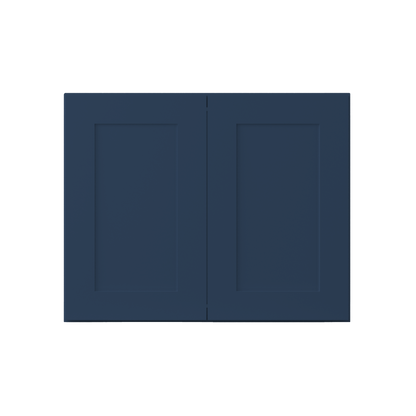 Wall Kitchen Cabinet W3024 Danbury Blue LessCare 30 in. width 24 in. height 12 in. depth - Kitchen Cabinets