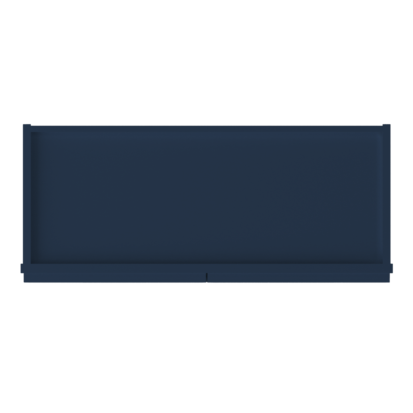 Wall Kitchen Cabinet W3024 Danbury Blue LessCare 30 in. width 24 in. height 12 in. depth - Kitchen Cabinets