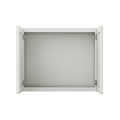 Wall Kitchen Cabinet W3024 Milan Pearl 30 in. width 24 in. height 12 in. depth - Kitchen Cabinets