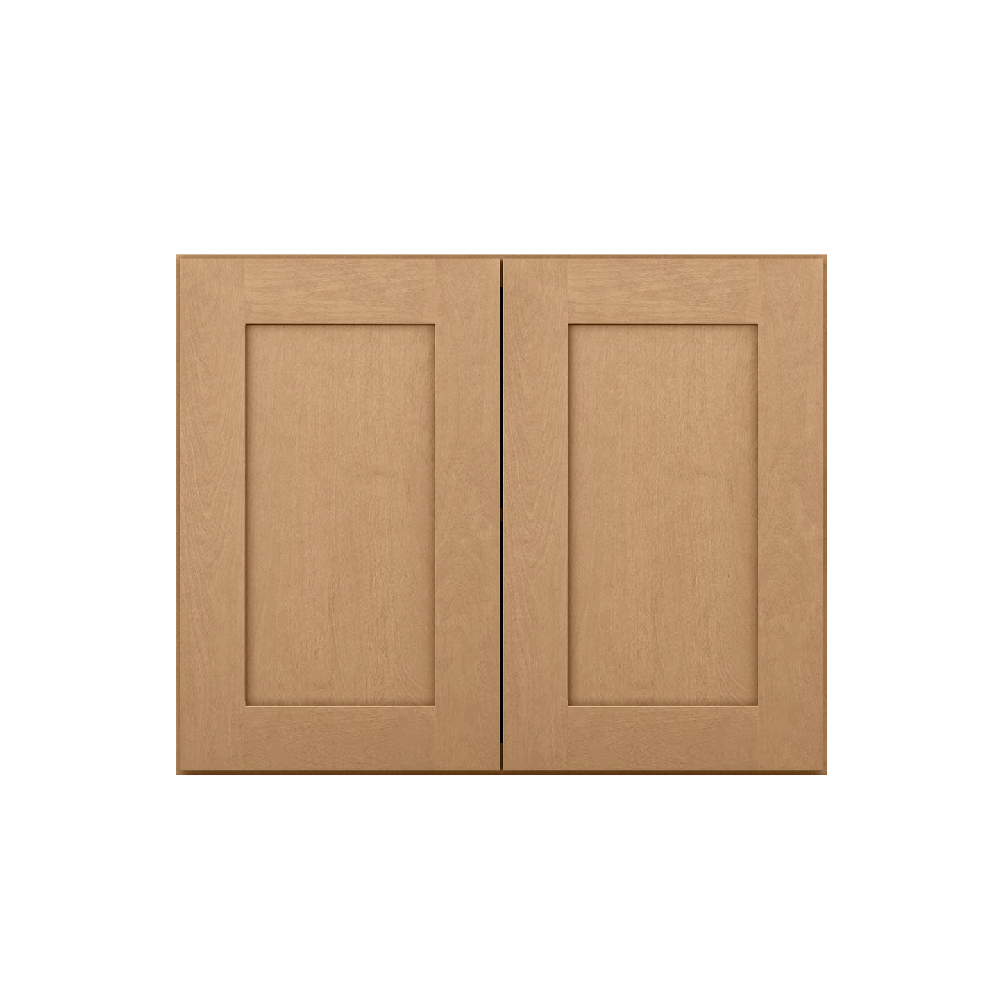 Wall Kitchen Cabinet W3024 Shaker Toffee LessCare 30 in. width 24 in. height 12 in. depth - Kitchen Cabinets