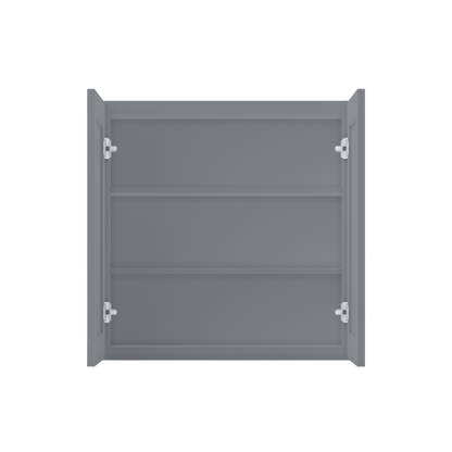 Wall Kitchen Cabinet W3030 Colonial Gray LessCare 30 in. width 30 in. height 12 in. depth - Kitchen Cabinets