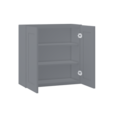 Wall Kitchen Cabinet W3030 Colonial Gray LessCare 30 in. width 30 in. height 12 in. depth - Kitchen Cabinets