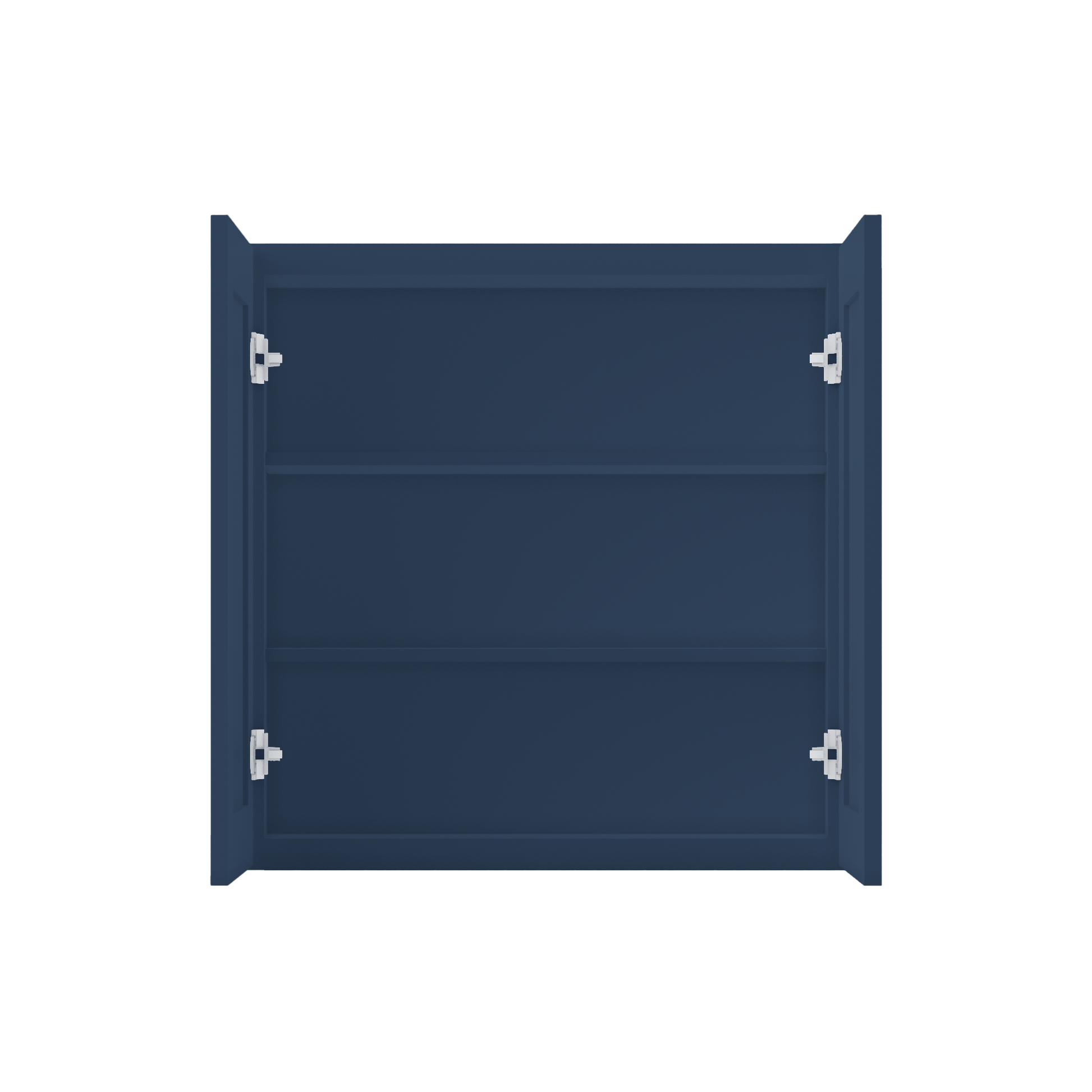 Wall Kitchen Cabinet W3030 Danbury Blue LessCare 30 in. width 30 in. height 12 in. depth - Kitchen Cabinets