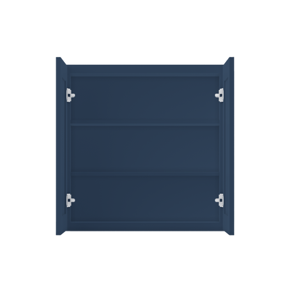 Wall Kitchen Cabinet W3030 Danbury Blue LessCare 30 in. width 30 in. height 12 in. depth - Kitchen Cabinets