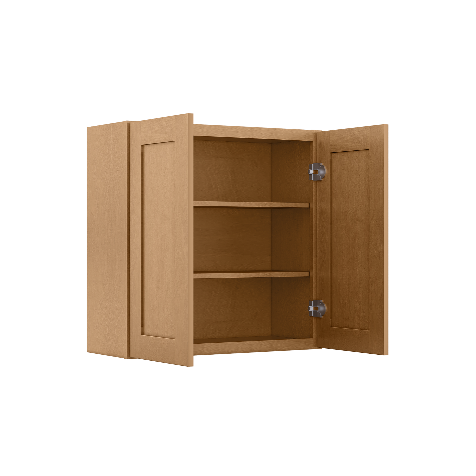 Wall Kitchen Cabinet W3030 Shaker Toffee LessCare 30 in. width 30 in. height 12 in. depth - Kitchen Cabinets