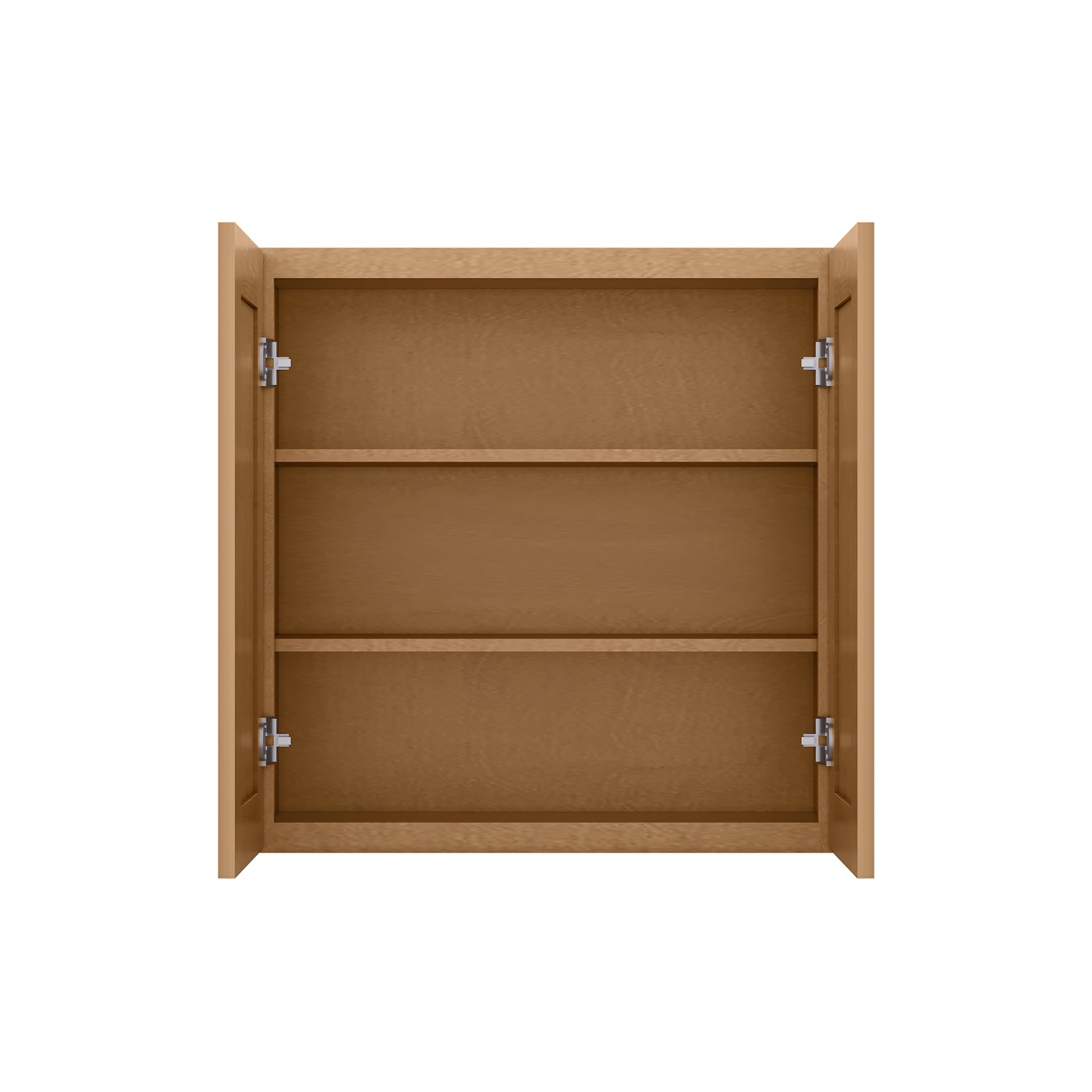 Wall Kitchen Cabinet W3030 Shaker Toffee LessCare 30 in. width 30 in. height 12 in. depth - Kitchen Cabinets