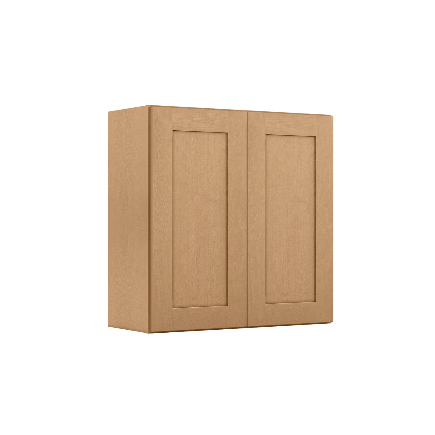 Wall Kitchen Cabinet W3030 Shaker Toffee LessCare 30 in. width 30 in. height 12 in. depth - Kitchen Cabinets