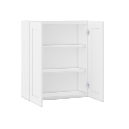 Wall Kitchen Cabinet W3036 Alpina White LessCare 30 in. width 36 in. height 12 in. depth - Kitchen Cabinets