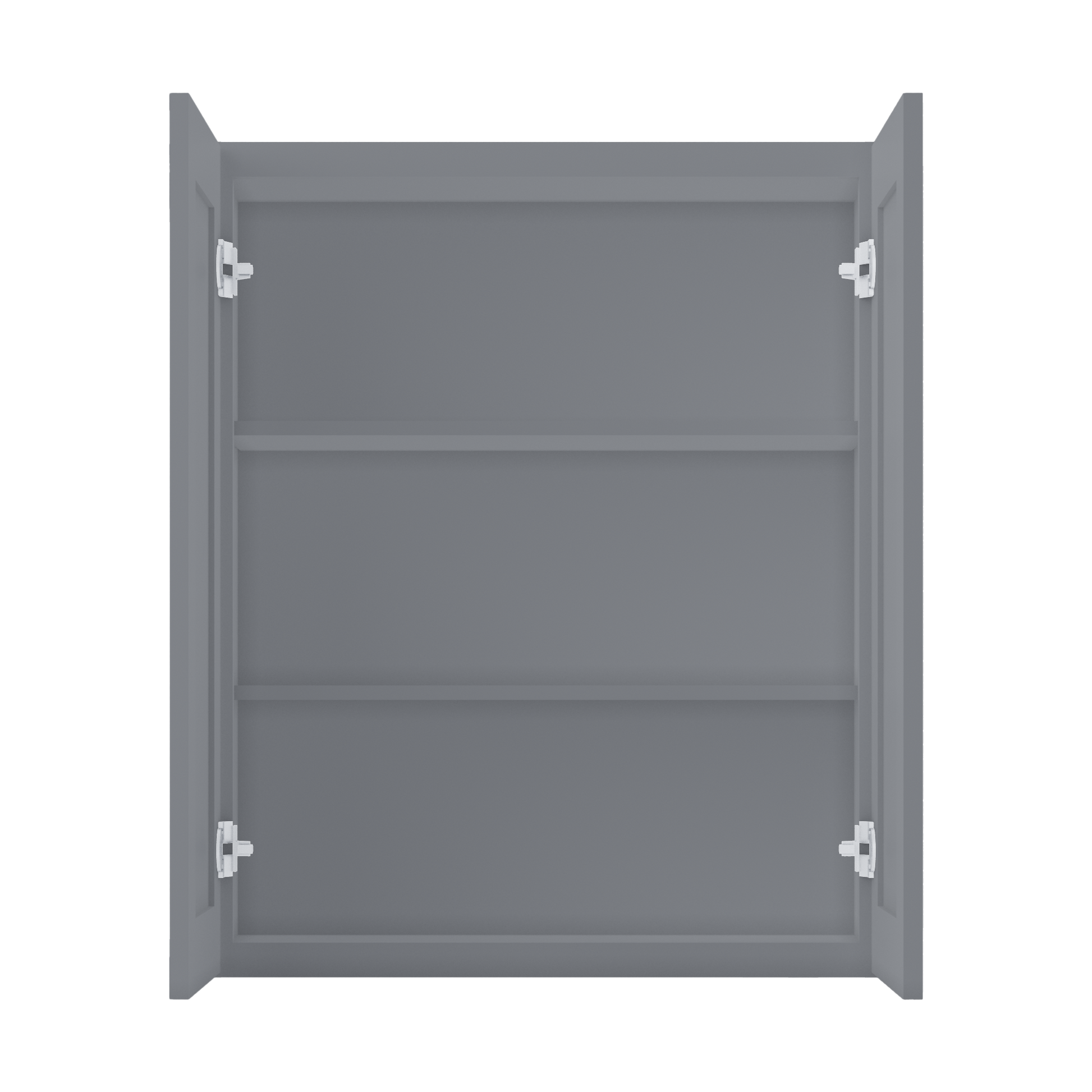 Wall Kitchen Cabinet W3036 Colonial Gray LessCare 30 in. width 36 in. height 12 in. depth - Kitchen Cabinets