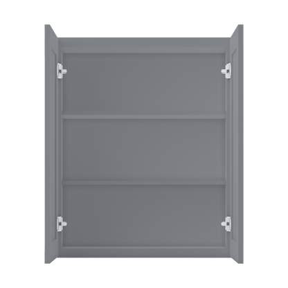 Wall Kitchen Cabinet W3036 Colonial Gray LessCare 30 in. width 36 in. height 12 in. depth - Kitchen Cabinets