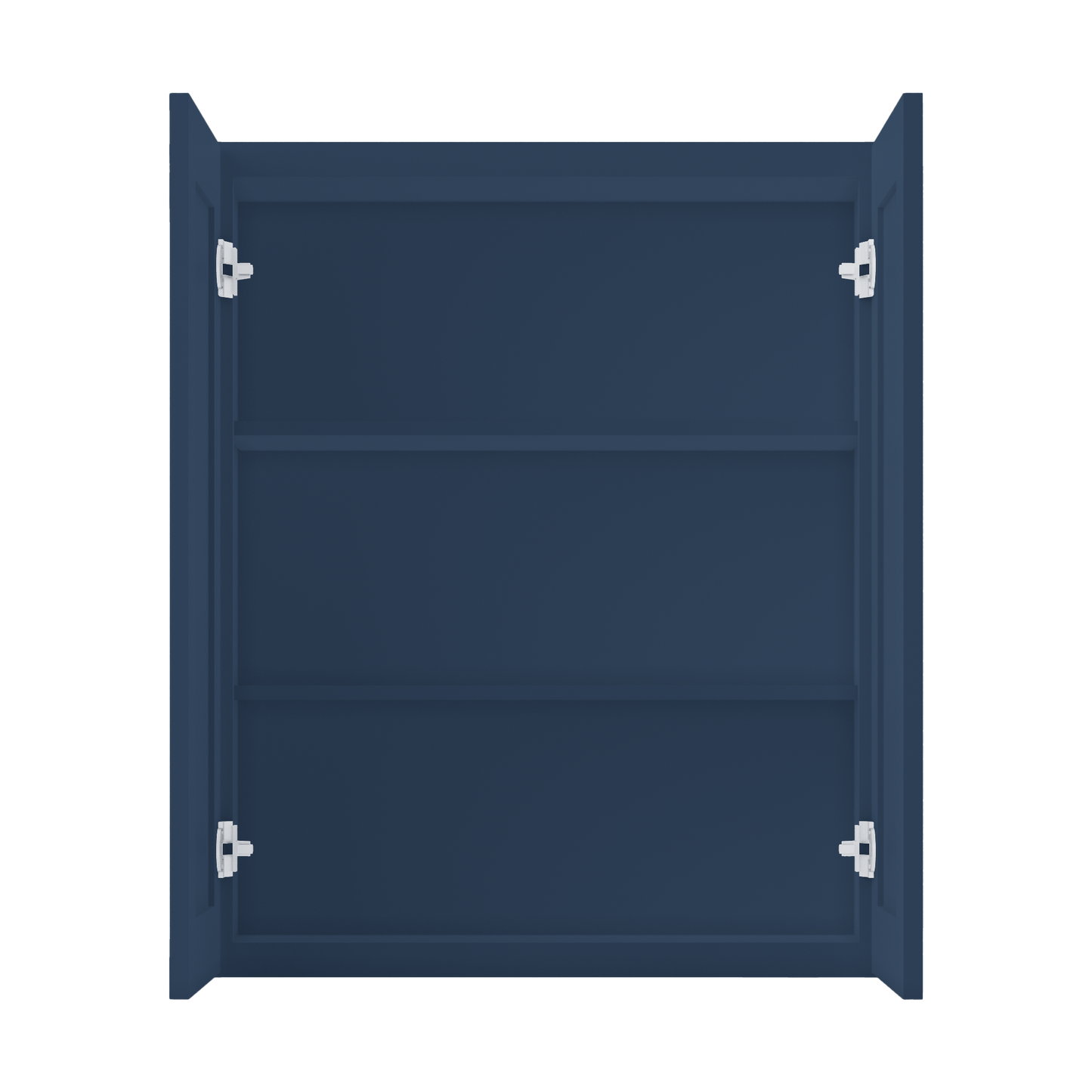 Wall Kitchen Cabinet W3036 Danbury Blue LessCare 30 in. width 36 in. height 12 in. depth - Kitchen Cabinets