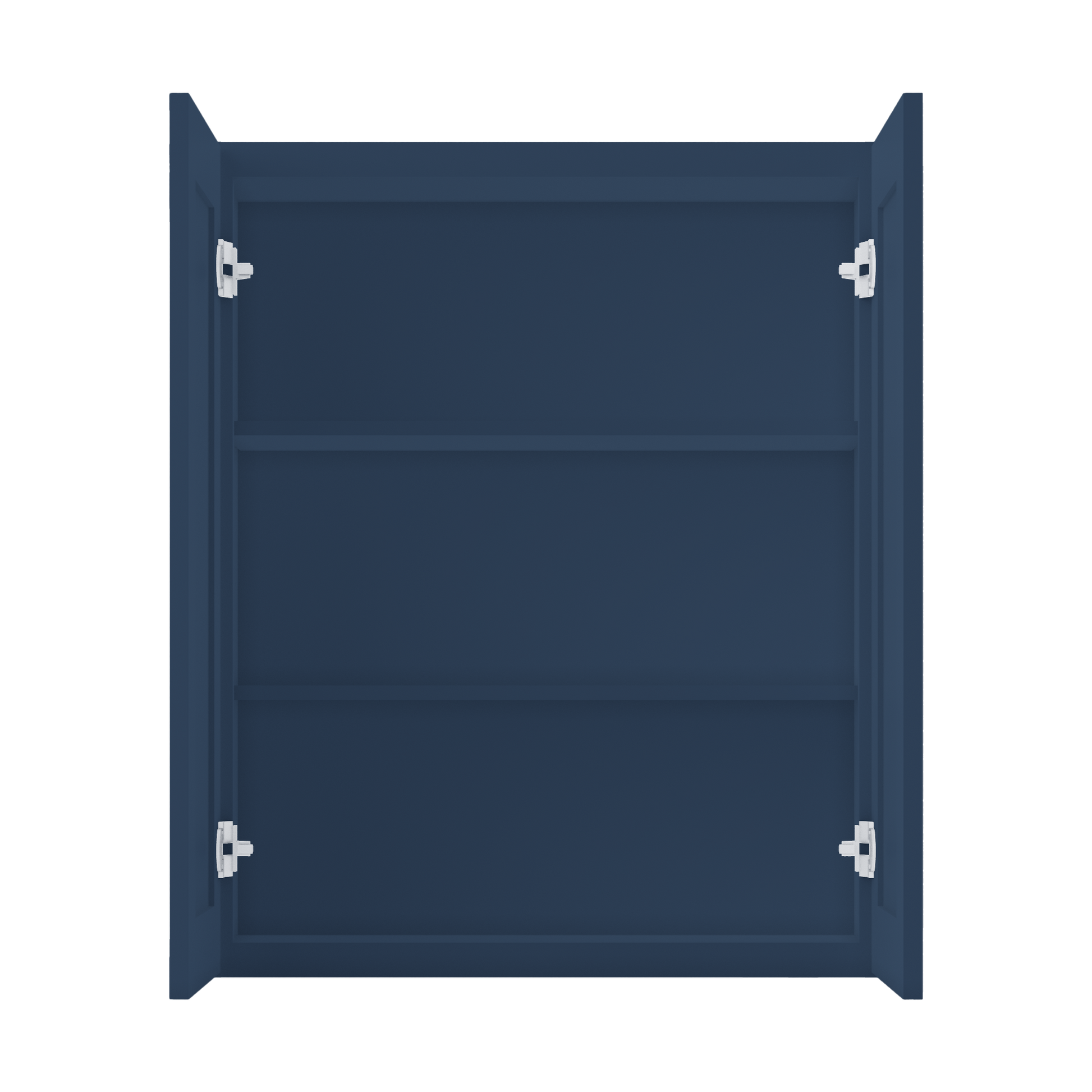 Wall Kitchen Cabinet W3036 Danbury Blue LessCare 30 in. width 36 in. height 12 in. depth - Kitchen Cabinets