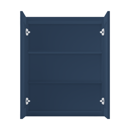 Wall Kitchen Cabinet W3036 Danbury Blue LessCare 30 in. width 36 in. height 12 in. depth - Kitchen Cabinets