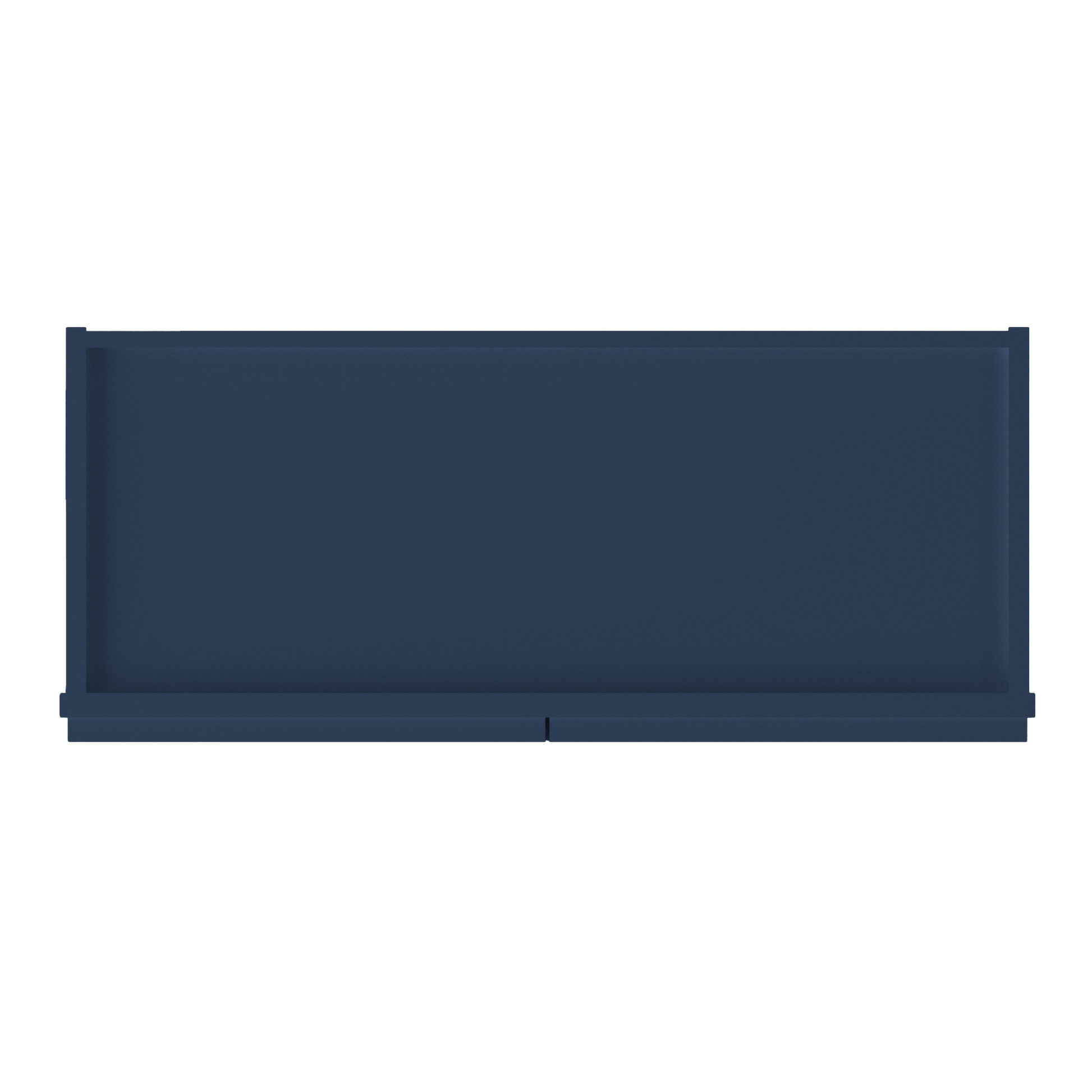 Wall Kitchen Cabinet W3036 Danbury Blue LessCare 30 in. width 36 in. height 12 in. depth - Kitchen Cabinets